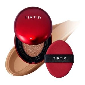💄 TIRTIR Mask Fit Red Cushion Foundation – Shade 37C Almond – NWT